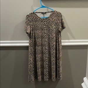 Cheetah shirt dress!